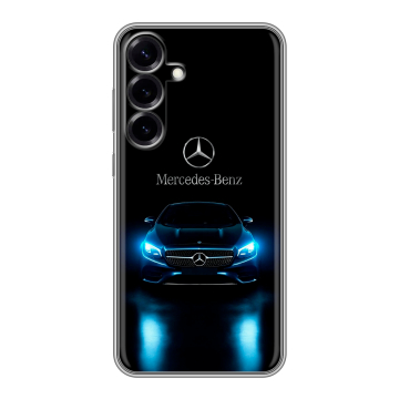 Силиконовый чехол на Samsung Galaxy S25 Plus с принтом Mercedes Мерседес Силиконовый чехол на Samsung Galaxy S25 Plus с принтом Mercedes Мерседес