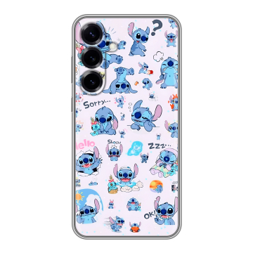 Силиконовый чехол на Samsung Galaxy S25 Plus с принтом Лило и Стич Силиконовый чехол на Samsung Galaxy S25 Plus с принтом Лило и Стич