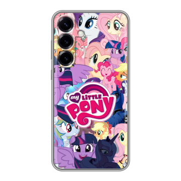 Силиконовый чехол на Samsung Galaxy S25 Plus с принтом My little pony Дружба чудо Силиконовый чехол на Samsung Galaxy S25 Plus с принтом My little pony Дружба чудо