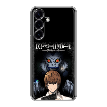 Силиконовый чехол на Samsung Galaxy S25 Plus с принтом Death note Тетрадь смерти Силиконовый чехол на Samsung Galaxy S25 Plus с принтом Death note Тетрадь смерти