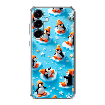Силиконовый чехол на Samsung Galaxy S25 Plus с принтом Новый год Силиконовый чехол на Samsung Galaxy S25 Plus с принтом Новый год