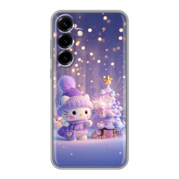 Силиконовый чехол на Samsung Galaxy S25 Plus с принтом Новый год Силиконовый чехол на Samsung Galaxy S25 Plus с принтом Новый год