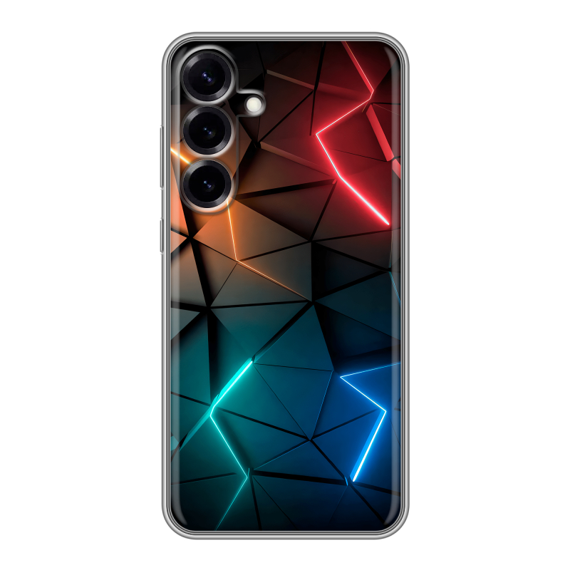 Силиконовый чехол на Samsung Galaxy S25 Plus с принтом Абстракция неон Силиконовый чехол на Samsung Galaxy S25 Plus с принтом Абстракция неон
