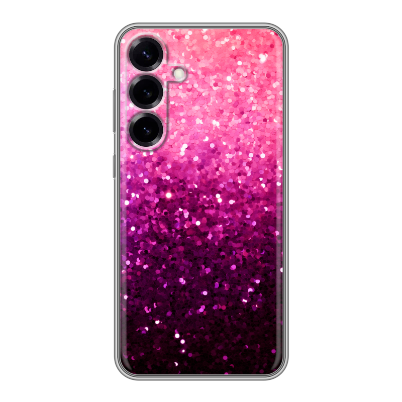 Силиконовый чехол на Samsung Galaxy S25 Plus с принтом Блестки Силиконовый чехол на Samsung Galaxy S25 Plus с принтом Блестки