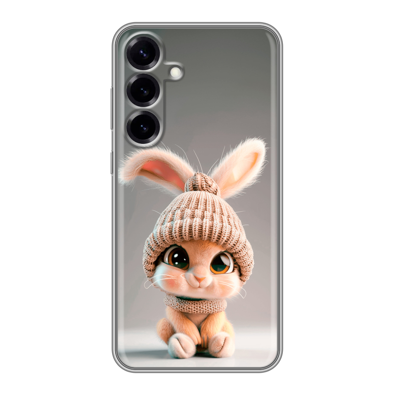 Силиконовый чехол на Samsung Galaxy S25 Plus с принтом Кролик Силиконовый чехол на Samsung Galaxy S25 Plus с принтом Кролик