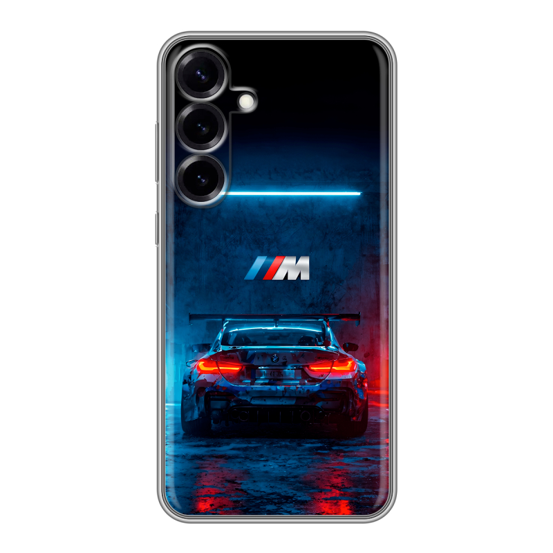 Силиконовый чехол на Samsung Galaxy S25 Plus с принтом BMW БМВ Силиконовый чехол на Samsung Galaxy S25 Plus с принтом BMW БМВ