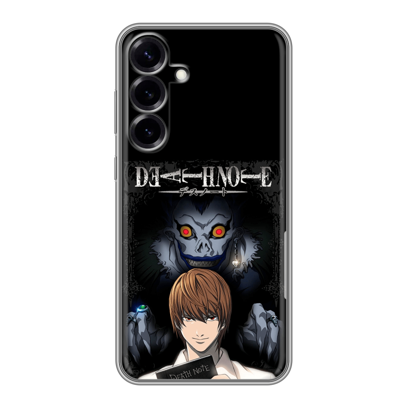 Силиконовый чехол на Samsung Galaxy S25 Plus с принтом Death note Тетрадь смерти Силиконовый чехол на Samsung Galaxy S25 Plus с принтом Death note Тетрадь смерти