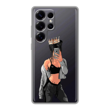 Силиконовый чехол на Samsung Galaxy S25 Ultra с принтом Женские принты Силиконовый чехол на Samsung Galaxy S25 Ultra с принтом Женские принты