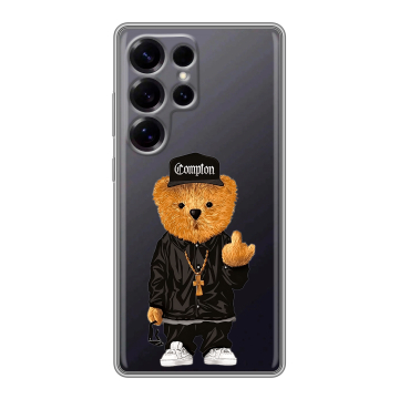Силиконовый чехол на Samsung Galaxy S25 Ultra с принтом Плюшевый медведь Силиконовый чехол на Samsung Galaxy S25 Ultra с принтом Плюшевый медведь