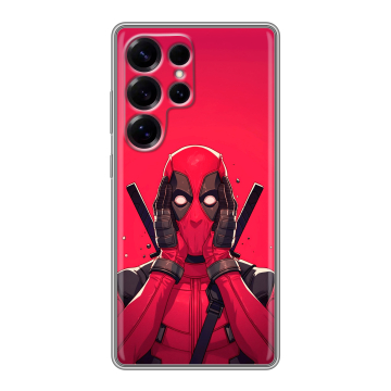 Силиконовый чехол на Samsung Galaxy S25 Ultra с принтом Дедпул Deadpool Силиконовый чехол на Samsung Galaxy S25 Ultra с принтом Дедпул Deadpool