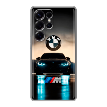 Силиконовый чехол на Samsung Galaxy S25 Ultra с принтом БМВ BMW