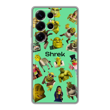 Силиконовый чехол на Samsung Galaxy S25 Ultra с принтом Шрек Shrek