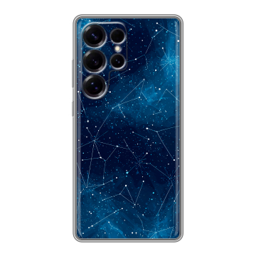 Силиконовый чехол на Samsung Galaxy S25 Ultra с принтом Космос звезды