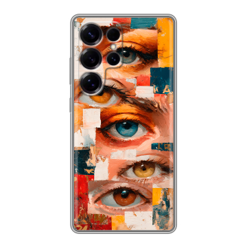 Силиконовый чехол на Samsung Galaxy S25 Ultra с принтом Модный принт