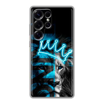 Силиконовый чехол на Samsung Galaxy S25 Ultra с принтом Король лев
