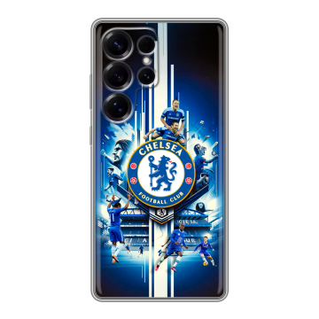 Силиконовый чехол на Samsung Galaxy S25 Ultra с принтом Chelsea Челси