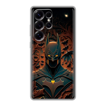 Силиконовый чехол на Samsung Galaxy S25 Ultra с принтом Batman Бэтмен
