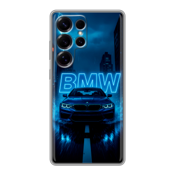 Силиконовый чехол на Samsung Galaxy S25 Ultra с принтом BMW БМВ Силиконовый чехол на Samsung Galaxy S25 Ultra с принтом BMW БМВ