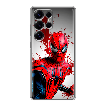 Силиконовый чехол на Samsung Galaxy S25 Ultra с принтом Spiderman Человек паук Силиконовый чехол на Samsung Galaxy S25 Ultra с принтом Spiderman Человек паук