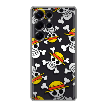 Силиконовый чехол на Samsung Galaxy S25 Ultra с принтом One Piece Ван Пис