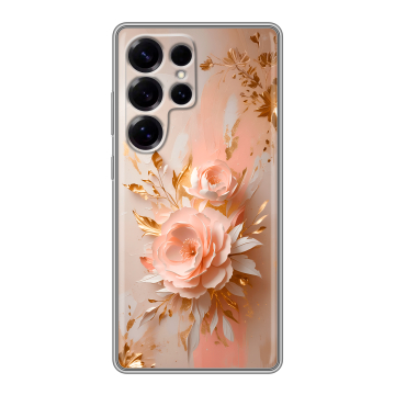 Силиконовый чехол на Samsung Galaxy S25 Ultra с принтом женский