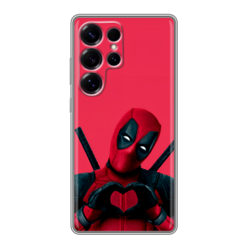 Силиконовый чехол на Samsung Galaxy S25 Ultra с принтом Дедпул Deadpool Силиконовый чехол на Samsung Galaxy S25 Ultra с принтом Дедпул Deadpool