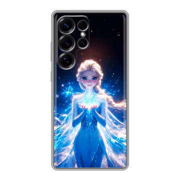 Силиконовый чехол на Samsung Galaxy S25 Ultra с принтом Холодное сердце Frozen Силиконовый чехол на Samsung Galaxy S25 Ultra с принтом Холодное сердце Frozen
