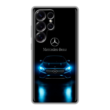 Силиконовый чехол на Samsung Galaxy S25 Ultra с принтом Mercedes Мерседес Силиконовый чехол на Samsung Galaxy S25 Ultra с принтом Mercedes Мерседес