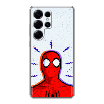 Силиконовый чехол на Samsung Galaxy S25 Ultra с принтом Spiderman Человек паук
