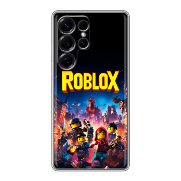 Силиконовый чехол на Samsung Galaxy S25 Ultra с принтом Roblox Роблокс Силиконовый чехол на Samsung Galaxy S25 Ultra с принтом Roblox Роблокс