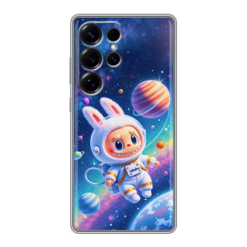Силиконовый чехол на Samsung Galaxy S25 Ultra с принтом Labubu Лабубу Силиконовый чехол на Samsung Galaxy S25 Ultra с принтом Labubu Лабубу