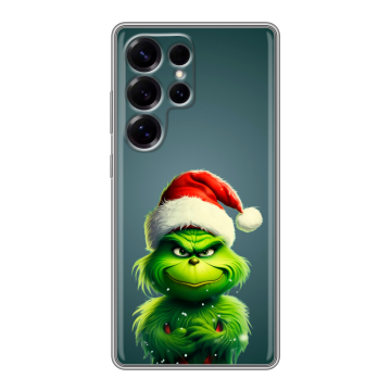 Силиконовый чехол на Samsung Galaxy S25 Ultra с принтом Новый год Силиконовый чехол на Samsung Galaxy S25 Ultra с принтом Новый год