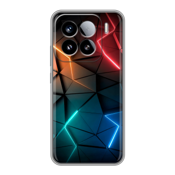 Силиконовый чехол на Xiaomi 15 с принтом Абстракция неон Силиконовый чехол на Xiaomi 15 с принтом Абстракция неон