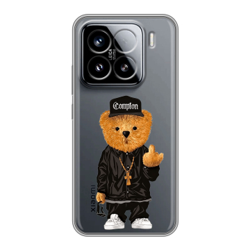 Силиконовый чехол на Xiaomi 15 с принтом Мишка Силиконовый чехол на Xiaomi 15 с принтом Мишка