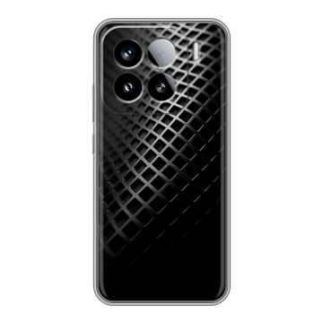 Силиконовый чехол на Xiaomi 15 с принтом Текстура металла Силиконовый чехол на Xiaomi 15 с принтом Текстура металла