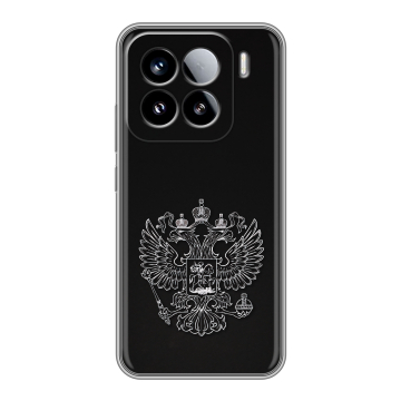 Силиконовый чехол на Xiaomi 15 с принтом Герб России Силиконовый чехол на Xiaomi 15 с принтом Герб России