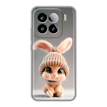 Силиконовый чехол на Xiaomi 15 с принтом Кролик