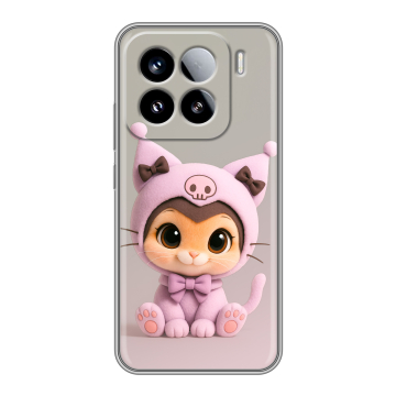 Силиконовый чехол на Xiaomi 15 с принтом Куроми Kuromi 