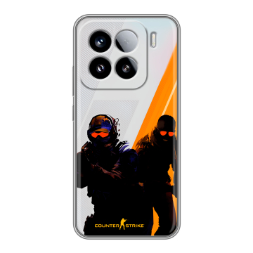 Силиконовый чехол на Xiaomi 15 с принтом Контер страйк Counter strike