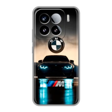 Силиконовый чехол на Xiaomi 15 с принтом БМВ BMW