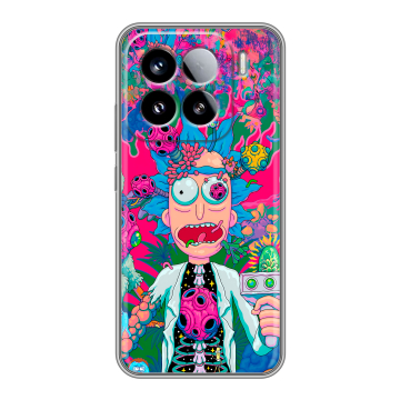 Силиконовый чехол на Xiaomi 15 с принтом Рик и Морти Rick Morty Силиконовый чехол на Xiaomi 15 с принтом Рик и Морти Rick Morty