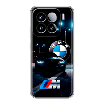 Силиконовый чехол на Xiaomi 15 с принтом БМВ BMW