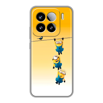 Силиконовый чехол на Xiaomi 15 с принтом Миньоны Силиконовый чехол на Xiaomi 15 с принтом Миньоны