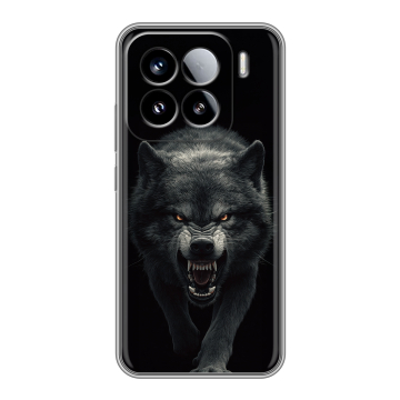 Силиконовый чехол на Xiaomi 15 с принтом Волк