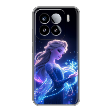 Силиконовый чехол на Xiaomi 15 с принтом Холодное сердце Frozen Силиконовый чехол на Xiaomi 15 с принтом Холодное сердце Frozen
