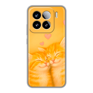 Силиконовый чехол на Xiaomi 15 с принтом Милые котята Силиконовый чехол на Xiaomi 15 с принтом Милые котята