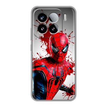 Силиконовый чехол на Xiaomi 15 с принтом Spiderman Человек паук Силиконовый чехол на Xiaomi 15 с принтом Spiderman Человек паук