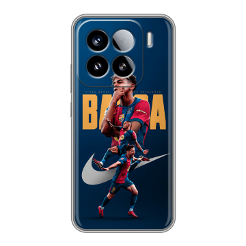 Силиконовый чехол на Xiaomi 15 с принтом Барселона Barca Yamal 
