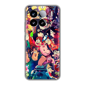Силиконовый чехол на Xiaomi 15 с принтом Gravity Falls Гравити Фолз Силиконовый чехол на Xiaomi 15 с принтом Gravity Falls Гравити Фолз