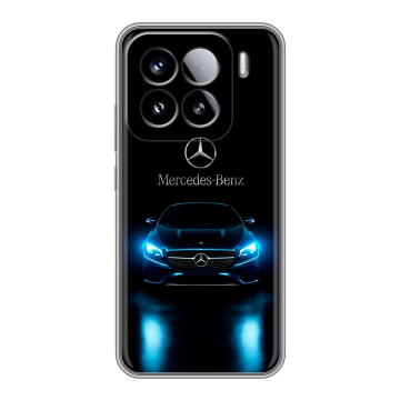 Силиконовый чехол на Xiaomi 15 с принтом Mercedes Мерседес Силиконовый чехол на Xiaomi 15 с принтом Mercedes Мерседес
